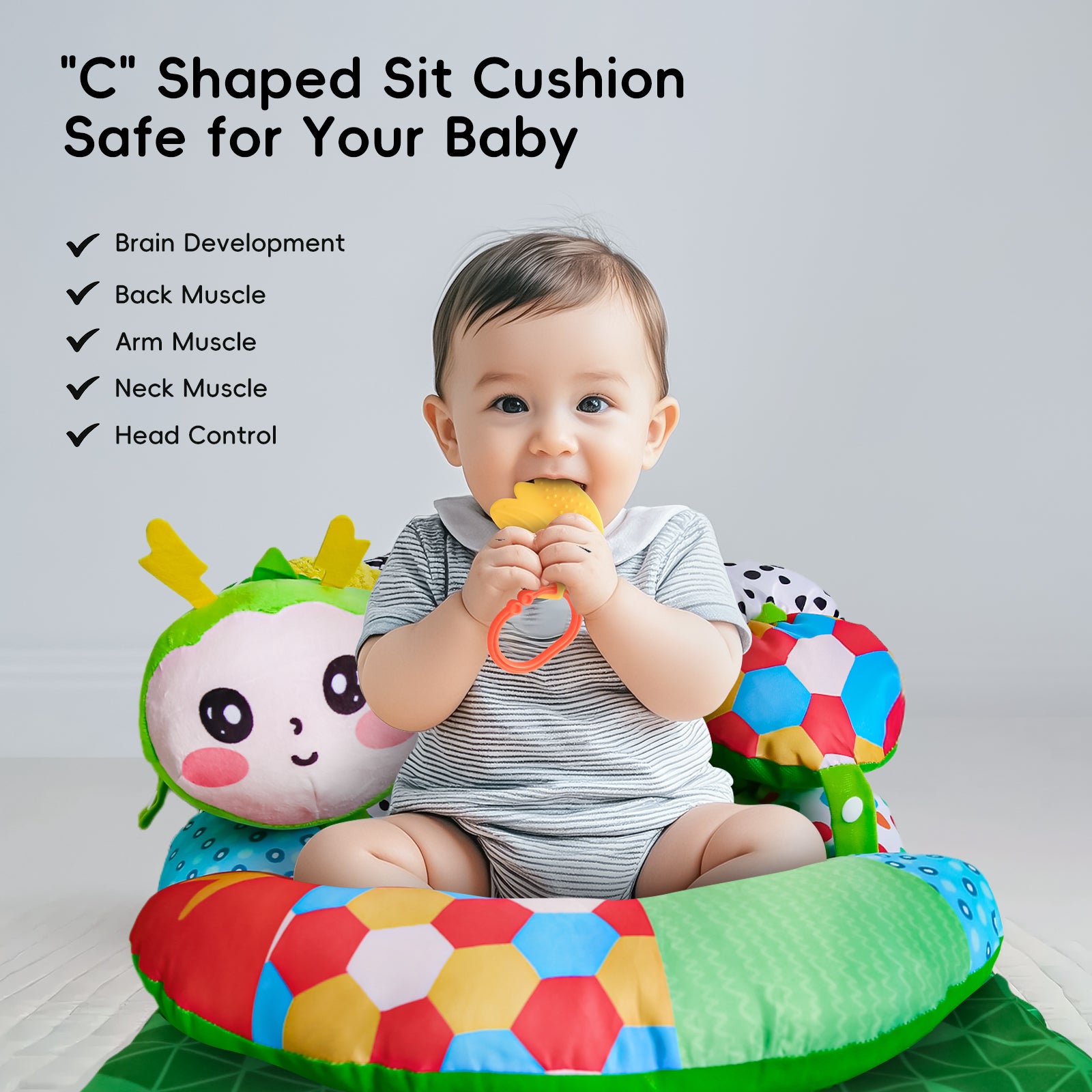 3-in-1 Tummy Time Pillow for Baby